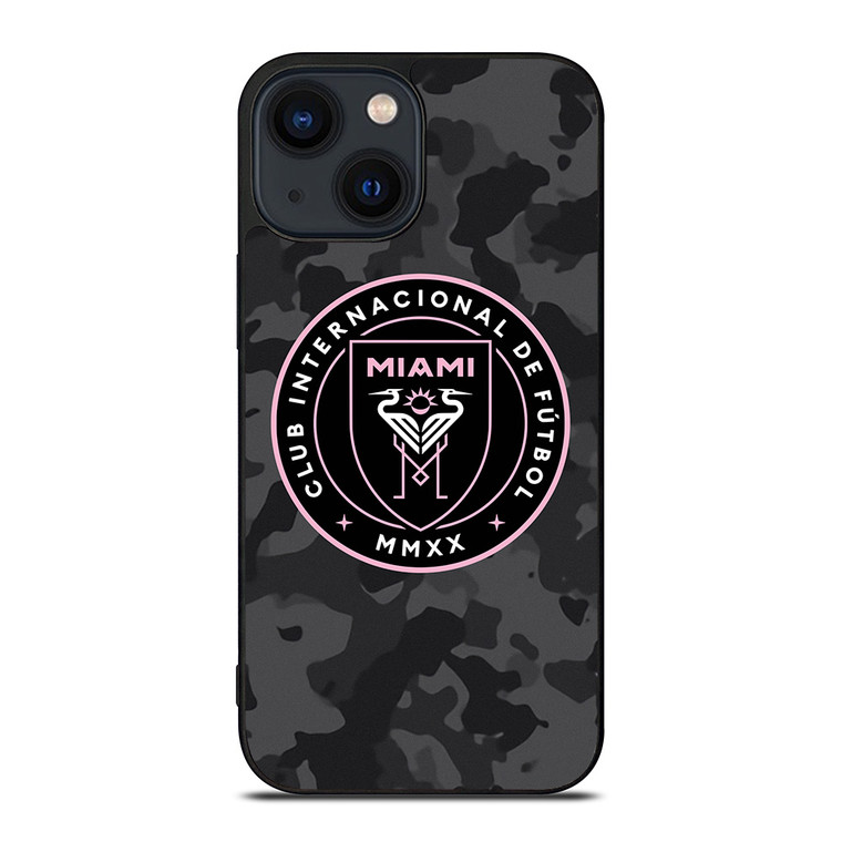 INTER MIAMI CF MLS BLACK CAMO iPhone 14 Plus Case Cover