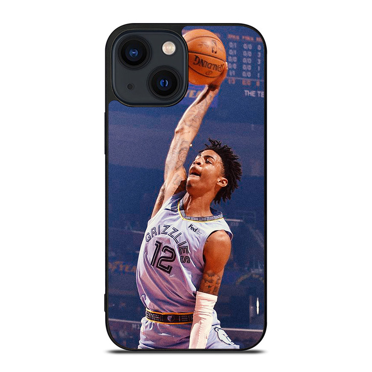 JA MORANT MEMPHIS GRIZZLIES DUNK iPhone 14 Plus Case Cover