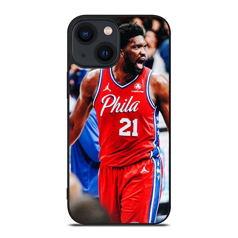 JOEL EMBIID PHILADELPHIA SIXERS 3 iPhone 14 Plus Case Cover
