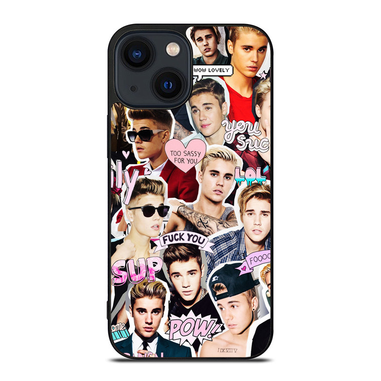 JUSTIN BIEBER COLLAGE iPhone 14 Plus Case Cover