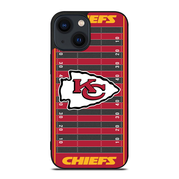 KANSAS CITY CHIEFS FOOTBALL FIELD iPhone 14 Plus Case Cover
