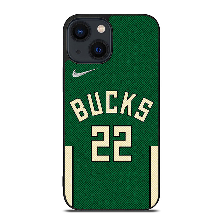 KHRIS MIDDLETON MILWAUKEE BUCKS NIKE NBA 2021-22 iPhone 14 Plus Case Cover