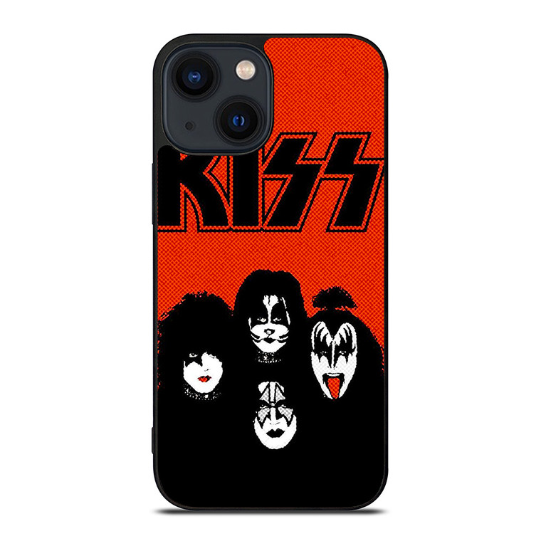 KISS RED ROCK BAND iPhone 14 Plus Case Cover