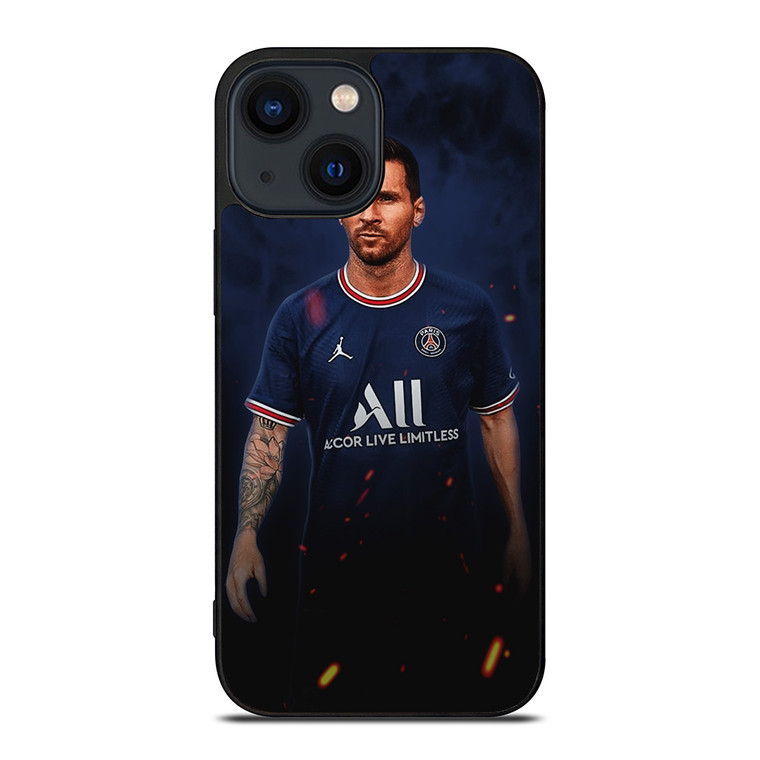 LIONEL MESSI PARIS SAINT GERMAIN PSG 3 iPhone 14 Plus Case Cover