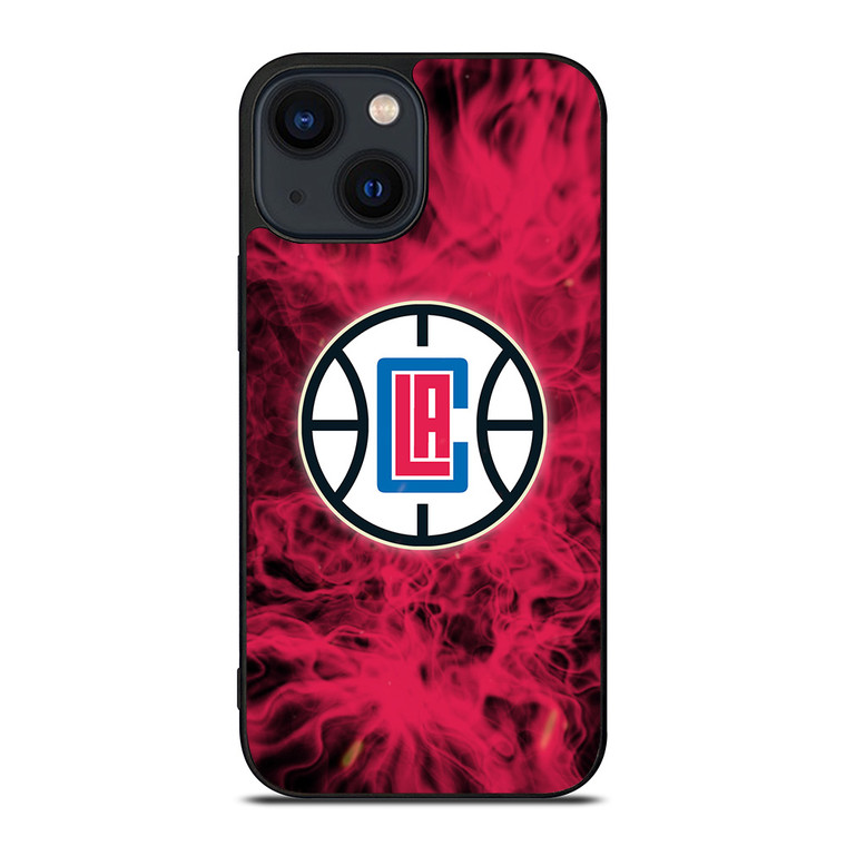 LOS ANGELES CLIPPERS BASKETBALL NBA FIRE iPhone 14 Plus Case Cover LOS ANGELES CLIPPERS BASKETBALL NBA FIRE iPhone 14 Plus Case Cover