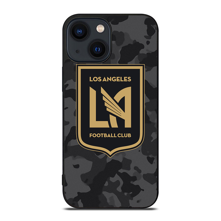 LOS ANGELES FC MLS BLACK CAMO iPhone 14 Plus Case Cover