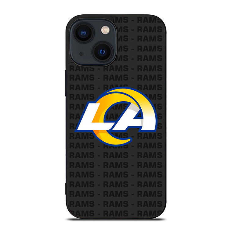 LOS ANGELES RAMS FOOTBALL TEXT iPhone 14 Plus Case Cover LOS ANGELES RAMS FOOTBALL TEXT iPhone 14 Plus Case Cover