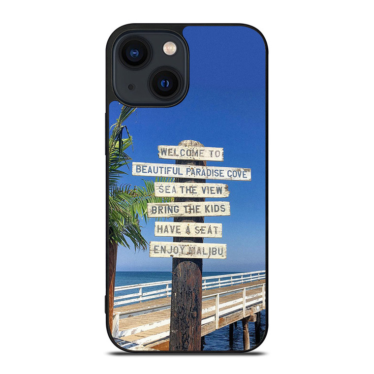 MALIBU BEACH iPhone 14 Plus Case Cover MALIBU BEACH iPhone 14 Plus Case Cover