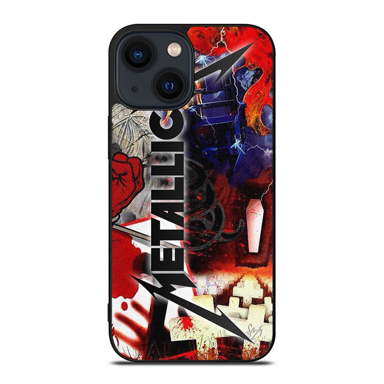 METALLICA ROCK BAND ALL ALBUM iPhone 14 Plus Case Cover