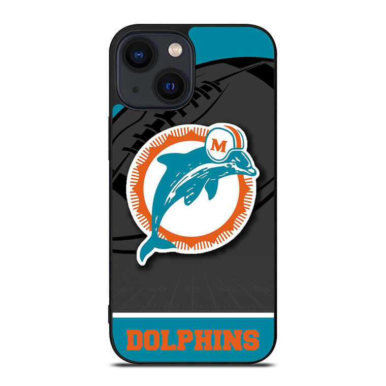 MIAMI DOLPHINS NFL TEAM iPhone 14 Plus Case Cover