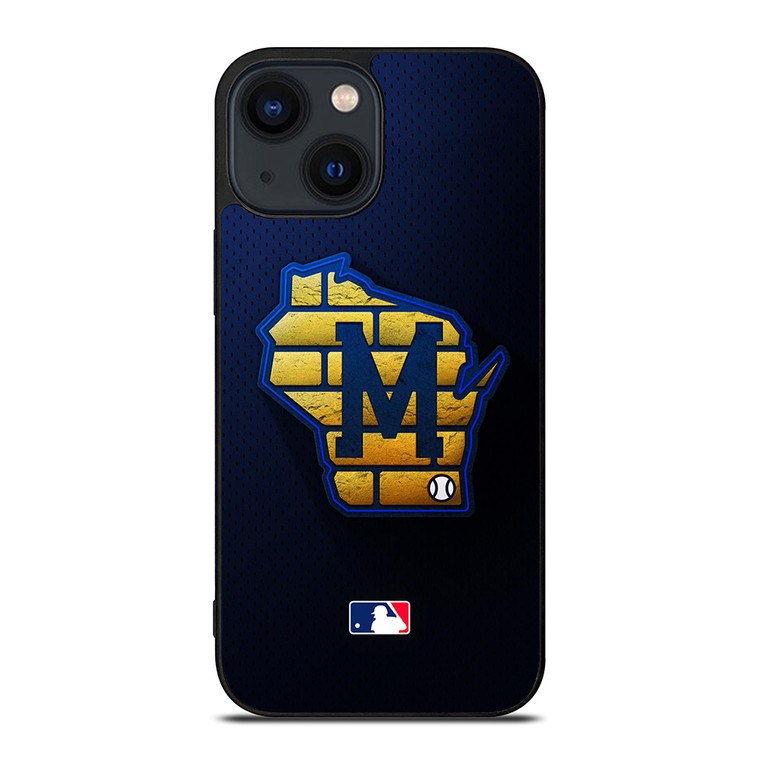 MILWAUKEE BREWERS MLB BASEBALL ICON iPhone 14 Plus Case Cover