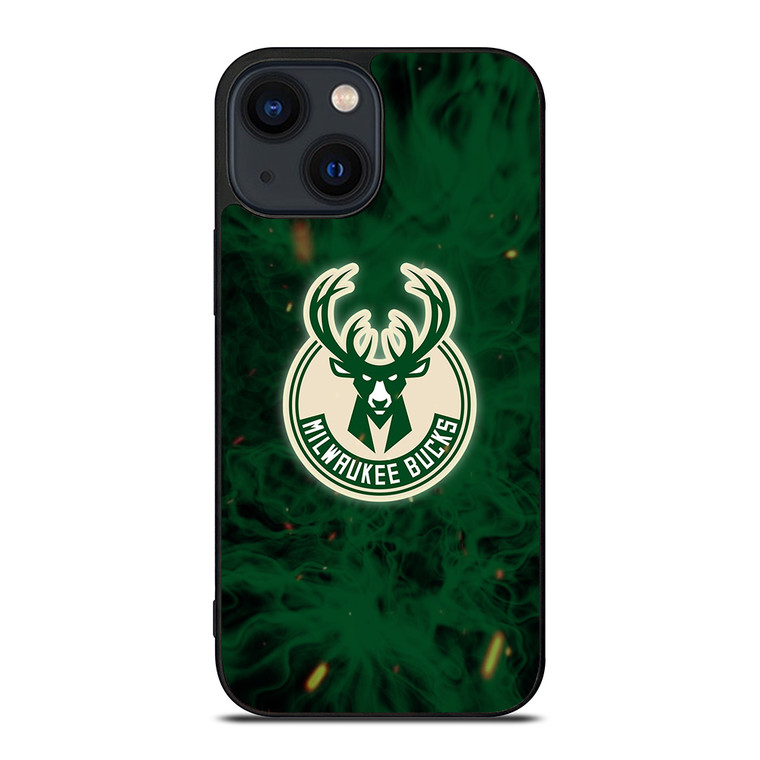 MILWAUKEE BUCKS BASKETBALL NBA FIRE iPhone 14 Plus Case Cover MILWAUKEE BUCKS BASKETBALL NBA FIRE iPhone 14 Plus Case Cover