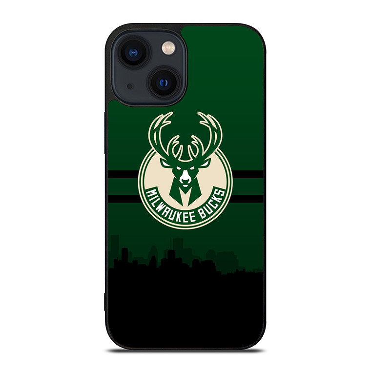 MILWAUKEE BUCKS NBA SKYLINE iPhone 14 Plus Case Cover MILWAUKEE BUCKS NBA SKYLINE iPhone 14 Plus Case Cover