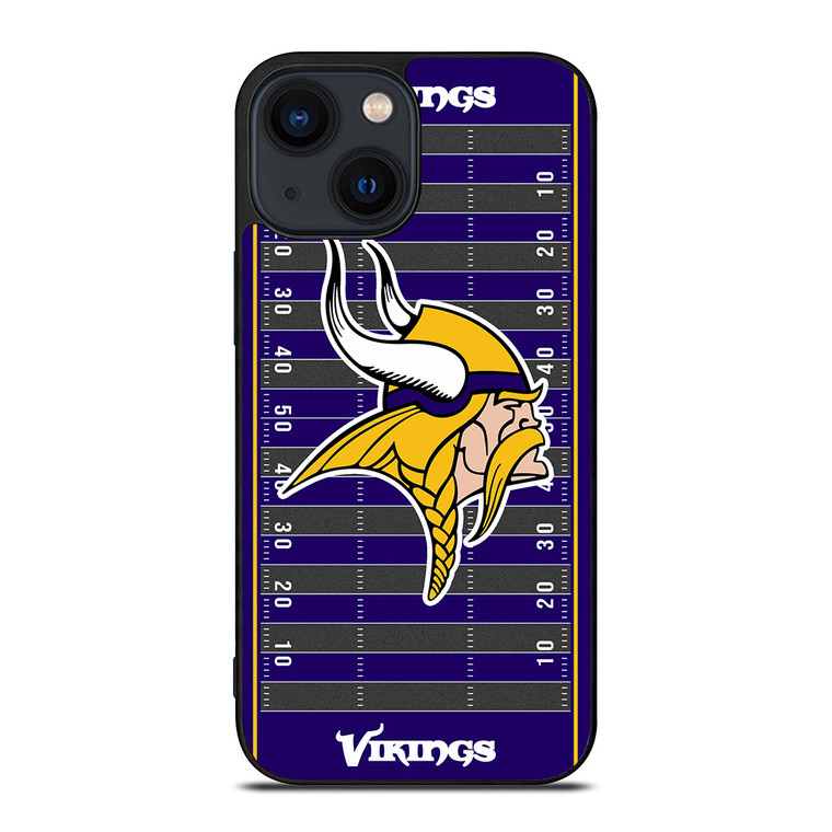 MINNESOTA VIKINGS FOOTBALL FIELD iPhone 14 Plus Case Cover