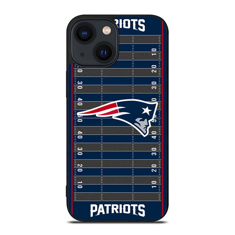 NEW ENGLAND PATRIOTS FOOTBALL FIELD iPhone 14 Plus Case Cover