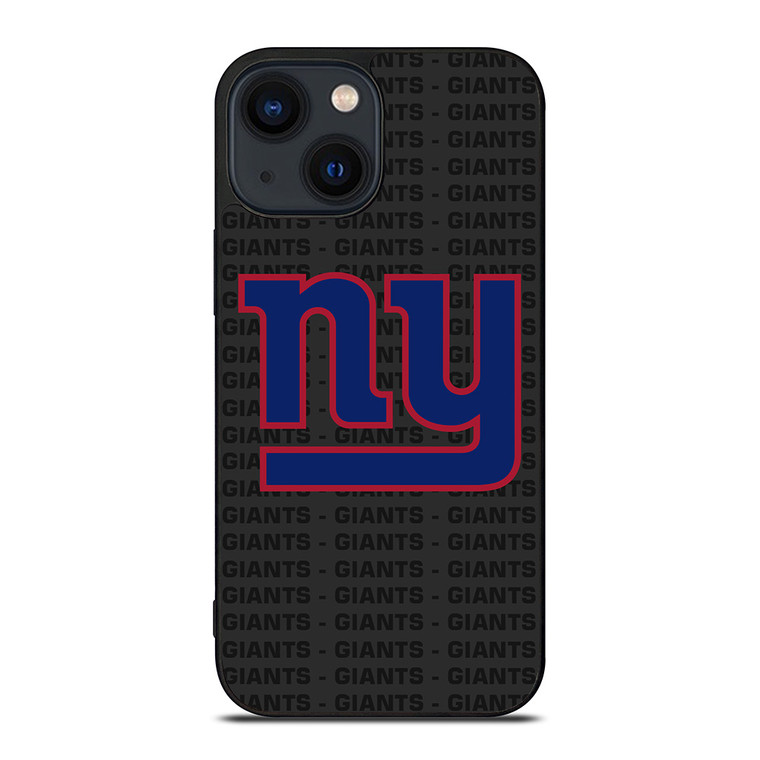 NEW YORK GIANTS FOOTBALL TEXT iPhone 14 Plus Case Cover