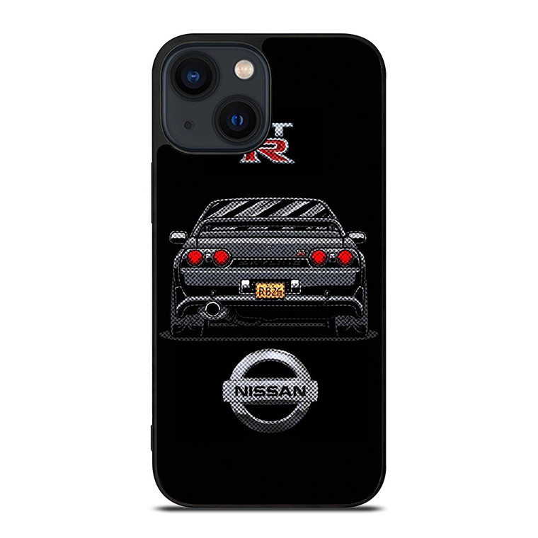 NISSAN GTR ILLUSTRATION iPhone 14 Plus Case Cover