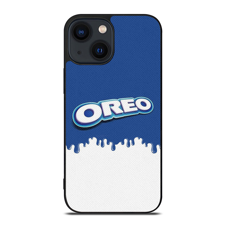 OREO CHOCOLATE MILK COOKIES LOGO iPhone 14 Plus Case Cover OREO CHOCOLATE MILK COOKIES LOGO iPhone 14 Plus Case Cover