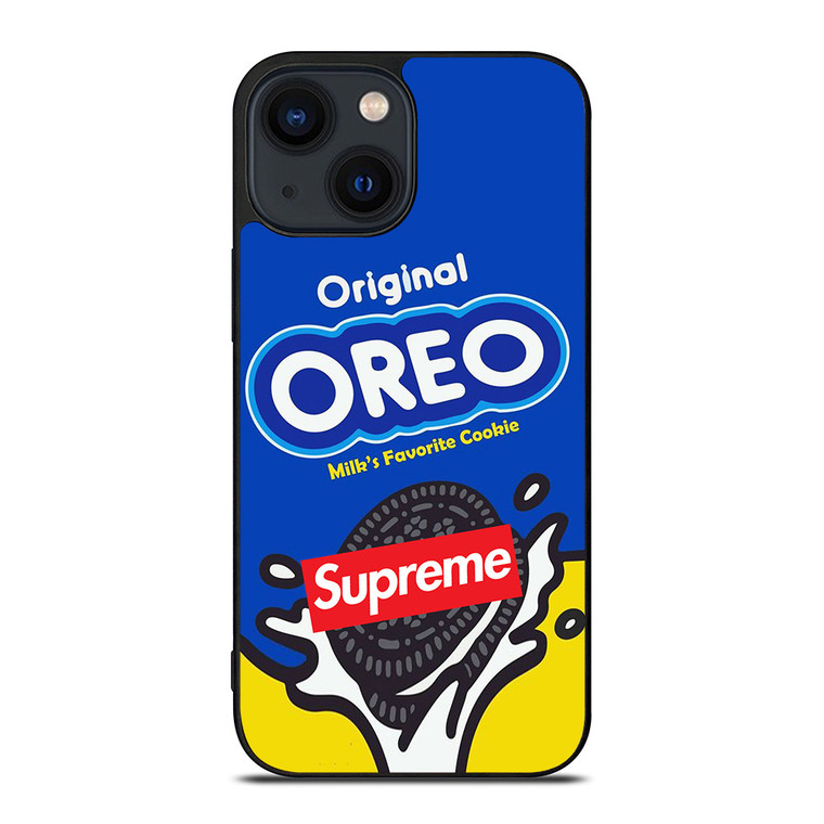 OREO CHOCOLATE MILK COOKIES SUPREME iPhone 14 Plus Case Cover OREO CHOCOLATE MILK COOKIES SUPREME iPhone 14 Plus Case Cover