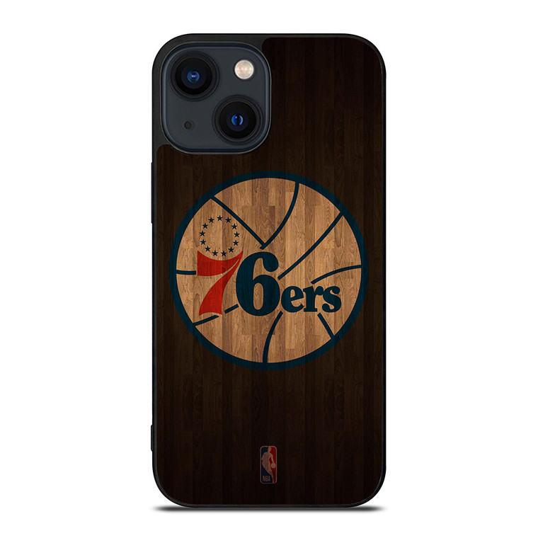 PHILADELPHIA 76ERS BASKETBALL COURT NBA iPhone 14 Plus Case Cover