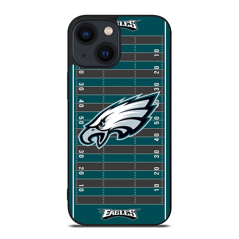 PHILADELPHIA EAGLES FOOTBALL FIELD iPhone 14 Plus Case Cover