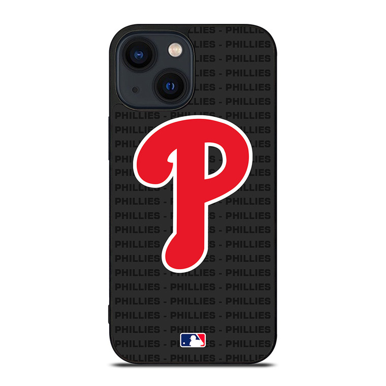 PHILADELPHIA PHILLIES BASEBALL BLACK iPhone 14 Plus Case Cover