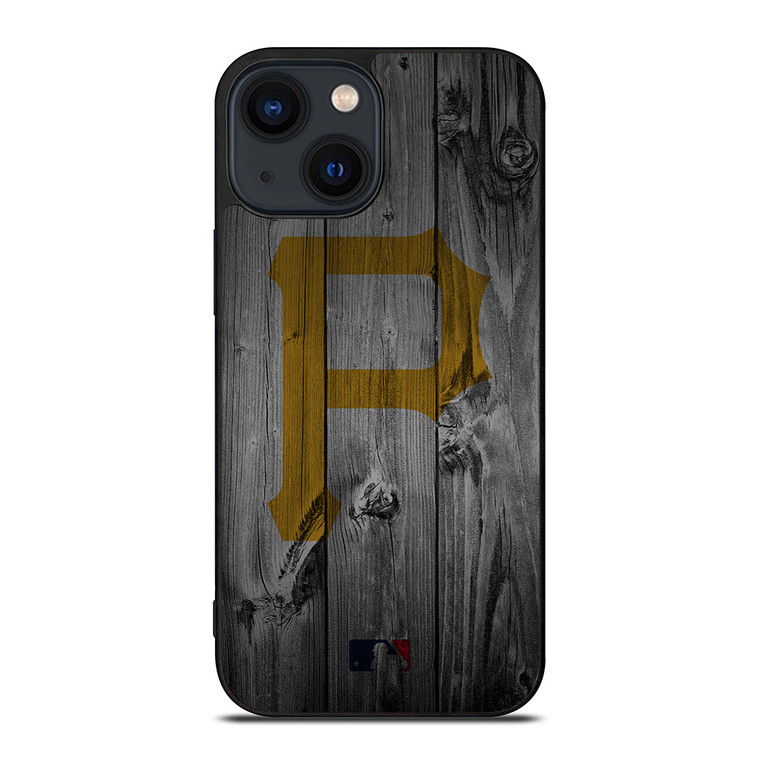 PITTSBURGH PIRATES BASEBALL MLB WOOD LOGO iPhone 14 Plus Case Cover