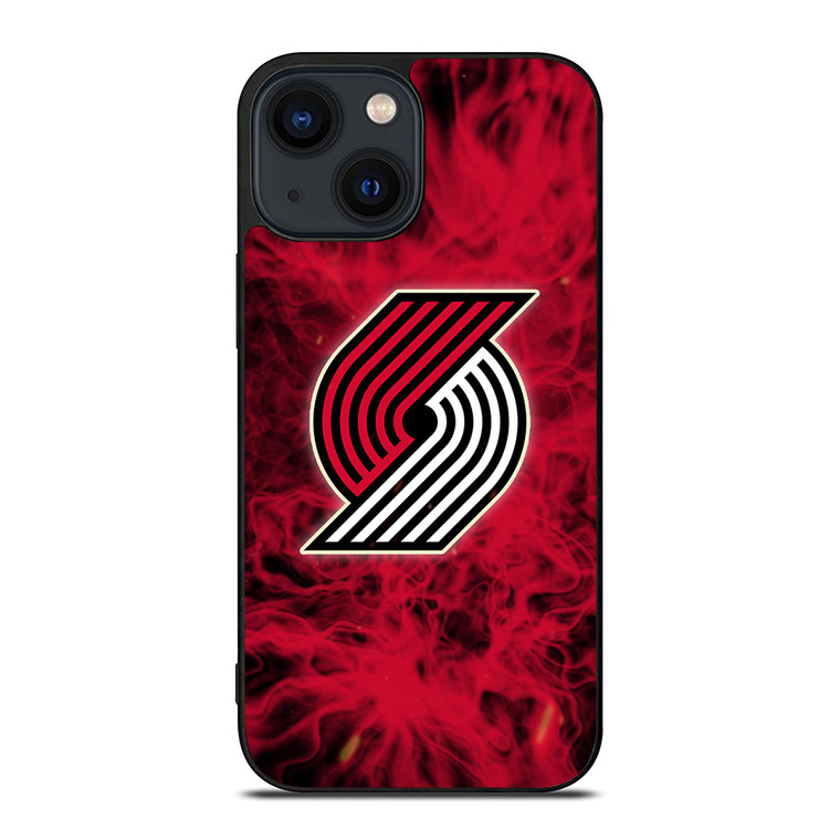 PORTLAND TRAIL BLAZERS BASKETBALL NBA FIRE iPhone 14 Plus Case Cover PORTLAND TRAIL BLAZERS BASKETBALL NBA FIRE iPhone 14 Plus Case Cover