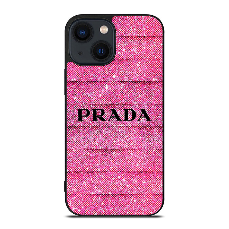 PRADA PINK DIAMOND iPhone 14 Plus Case Cover