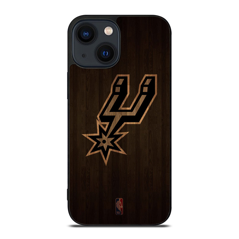 SAN ANTONIO SPURS BASKETBALL COURT NBA iPhone 14 Plus Case Cover
