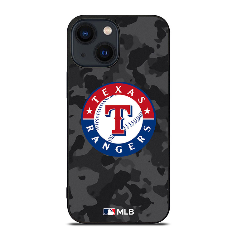 TEXAS RANGERS BASEBALL BLACK CAMO iPhone 14 Plus Case Cover