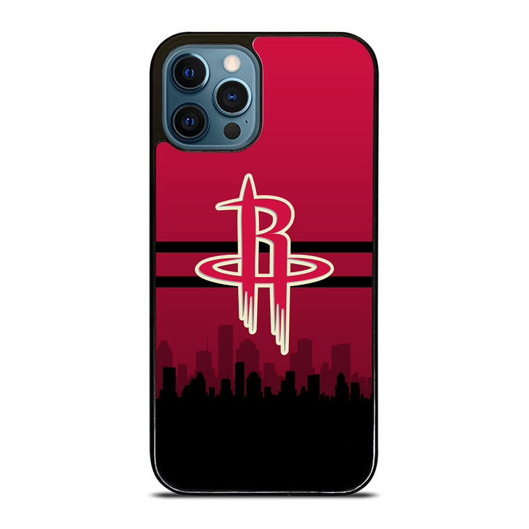 HOUSTON ROCKETS NBA SKYLINE iPhone 12 Pro Max Case Cover