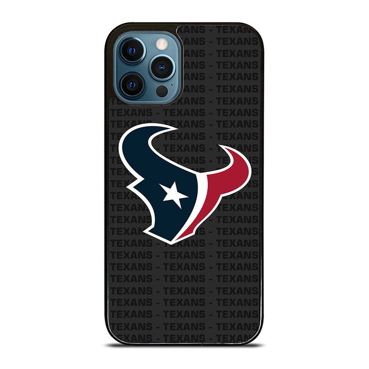 HOUSTON TEXANS FOOTBALL TEXT iPhone 12 Pro Max Case Cover