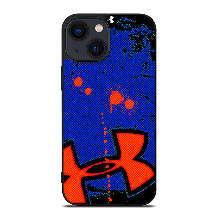 UNDER ARMOUR ORANGE BLUE LOGO iPhone 14 Plus Case Cover