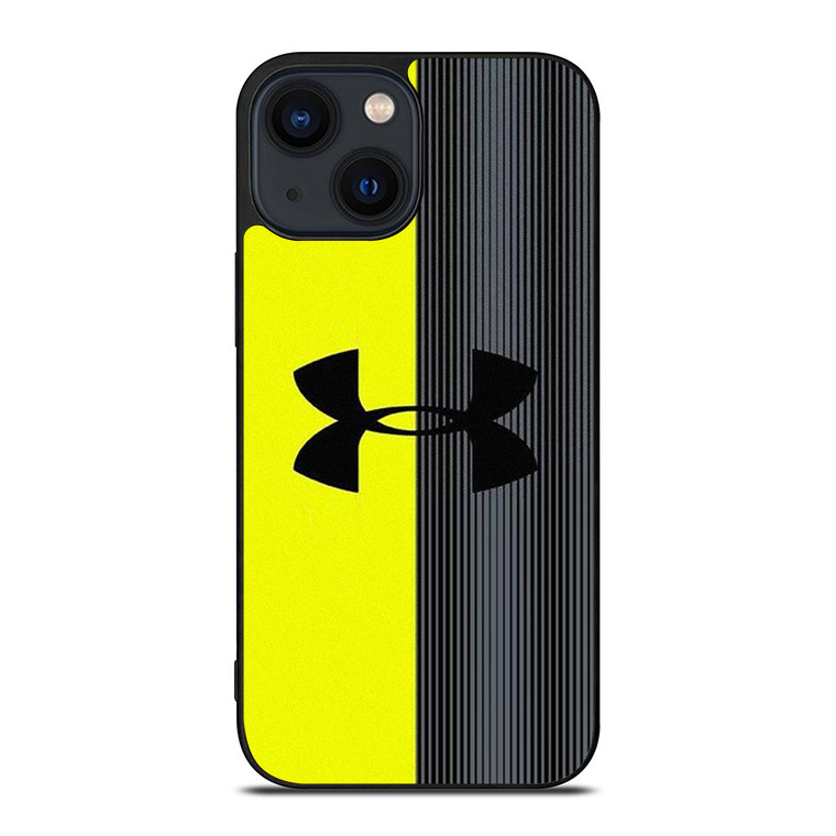 UNDER ARMOUR YELLOW STRIPE iPhone 14 Plus Case Cover