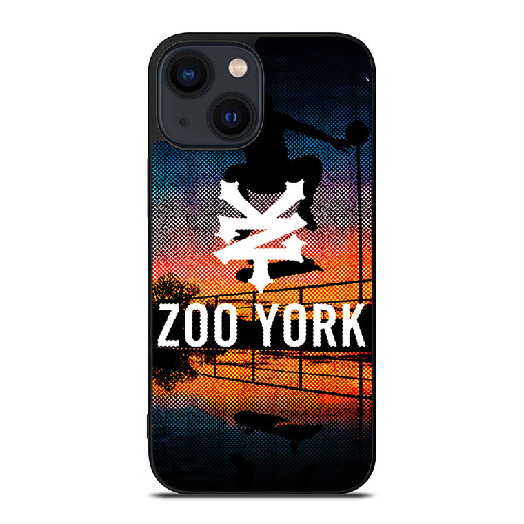 ZOO YORK SKATEBOARD SUNSET SKY iPhone 14 Plus Case Cover