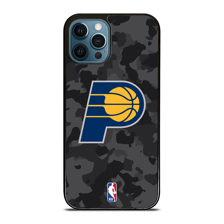 INDIANA PACERS BLACK CAMO iPhone 12 Pro Max Case Cover