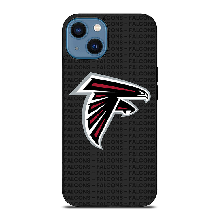 ATLANTA FALCONS FOOTBALL TEXT iPhone 14 Case Cover