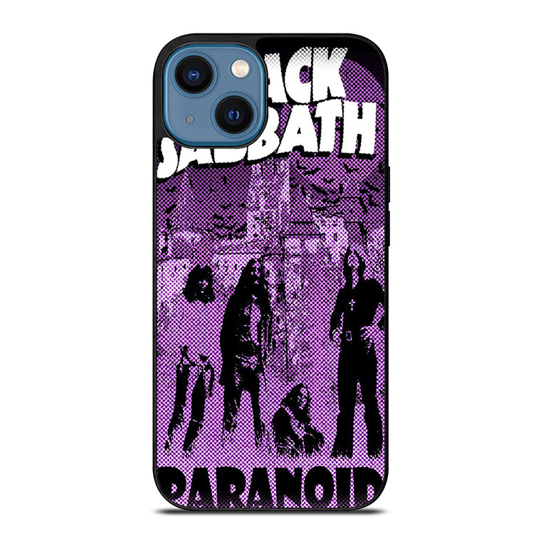 BLACK SABBATH ROCK BAND PARANOID iPhone 14 Case Cover