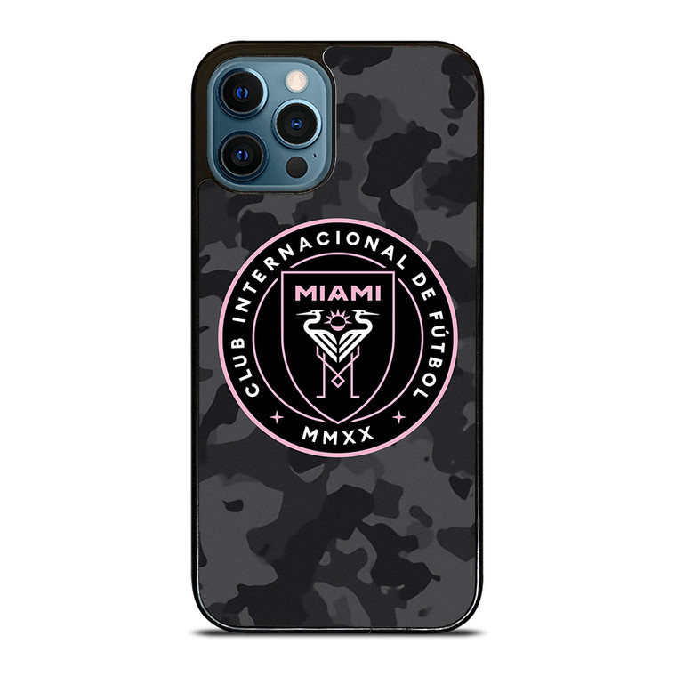 INTER MIAMI CF MLS BLACK CAMO iPhone 12 Pro Max Case Cover