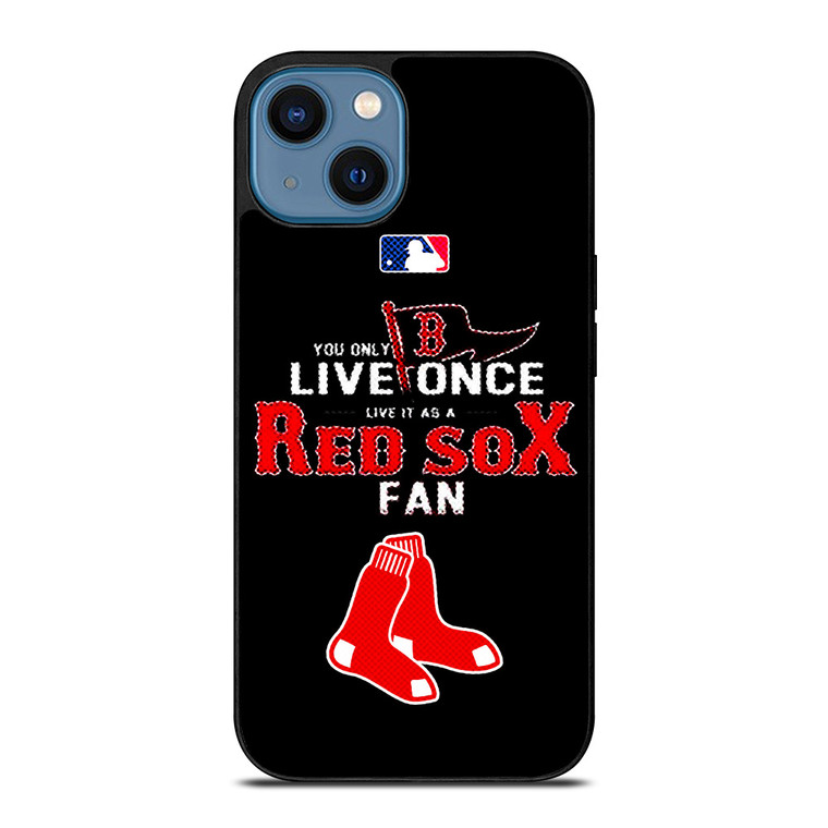 BOSTON RED SOX MLB BASEBALL FANS iPhone 14 Case Cover