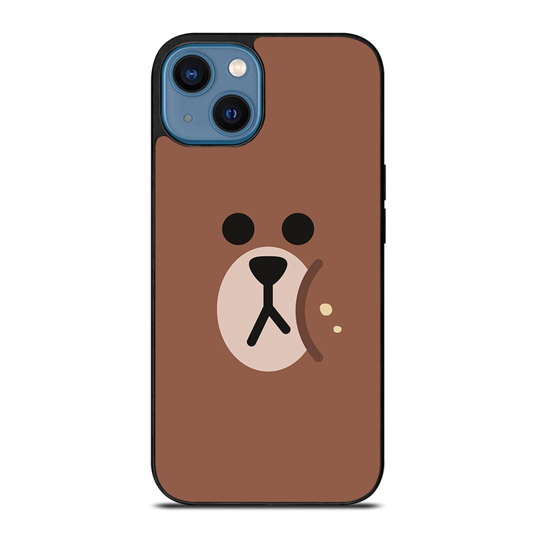 BROWN LINE FRIENDS iPhone 14 Case Cover