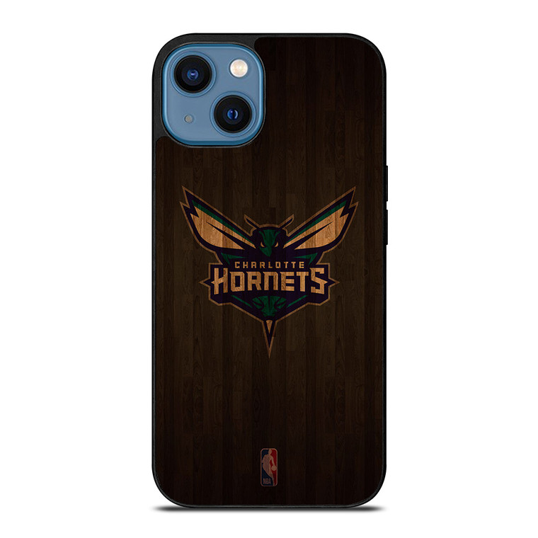 CHARLOTTE HORNETS BASKETBALL COURT NBA iPhone 14 Case Cover