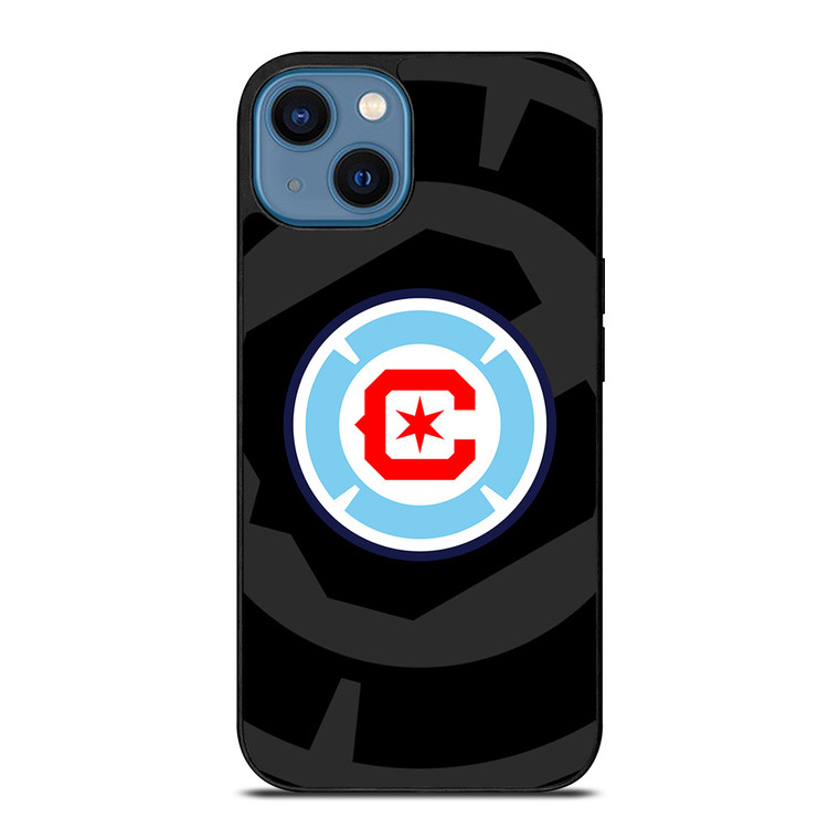 CHICAGO FIRE MLS BLACK iPhone 14 Case Cover