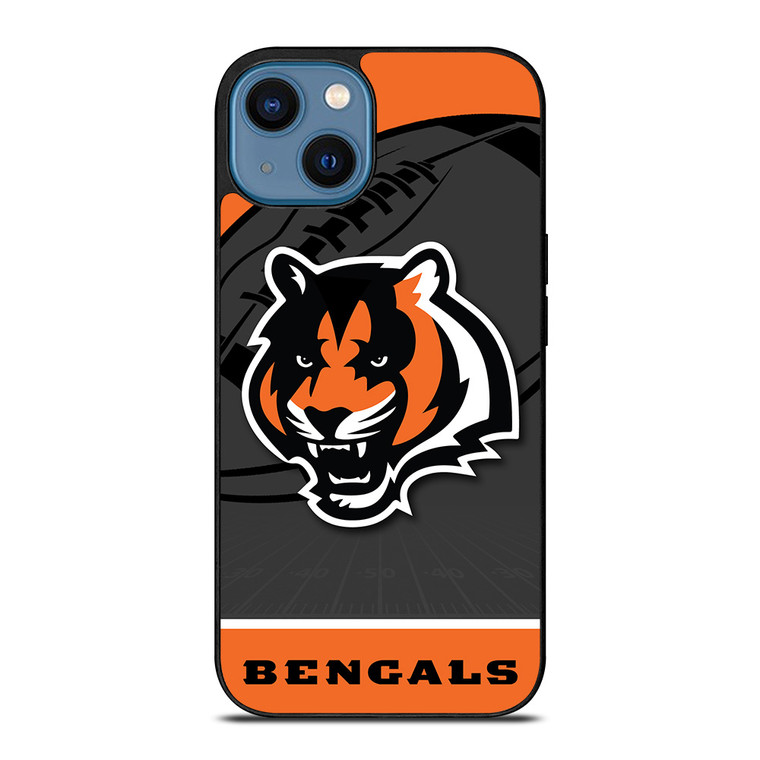 CINCINNATI BENGALS NFL TEAM iPhone 14 Case Cover