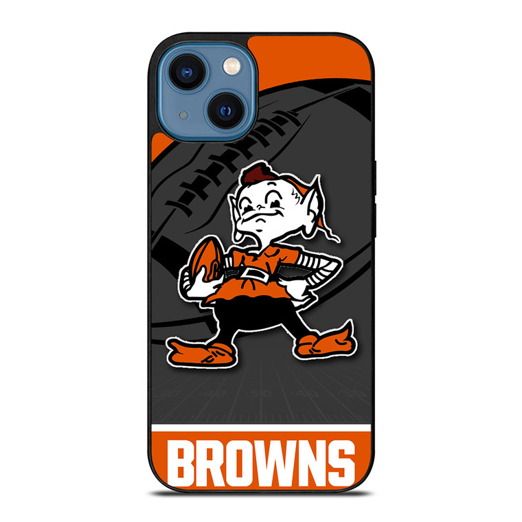 CLEVELAND BROWNS NFL TEAM iPhone 14 Case Cover