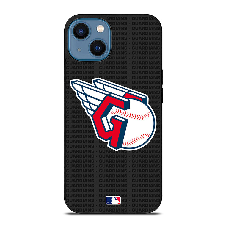 CLEVELAND GUARDIANS BASEBALL BLACK iPhone 14 Case Cover