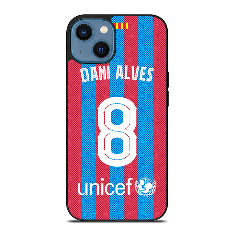 DANI ALVES 8 FC BARCELONA iPhone 14 Case Cover