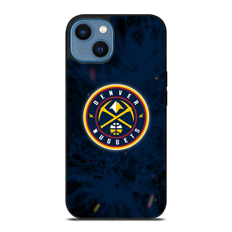 DENVER NUGGETS BASKETBALL NBA FIRE iPhone 14 Case Cover