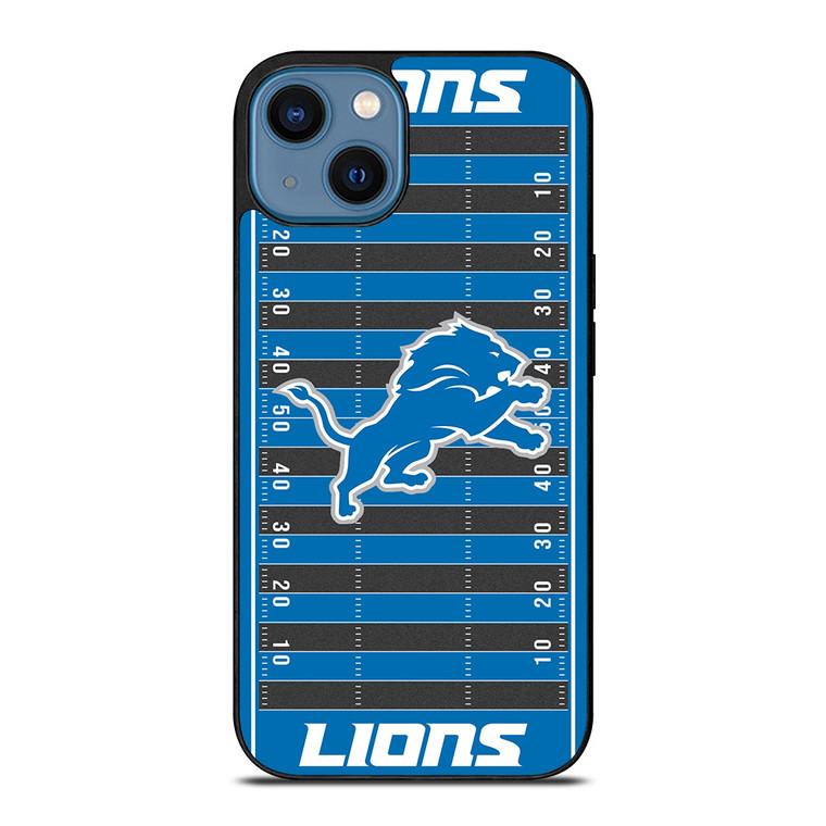 DETROIT LIONS FOOTBALL FIELD iPhone 14 Case Cover